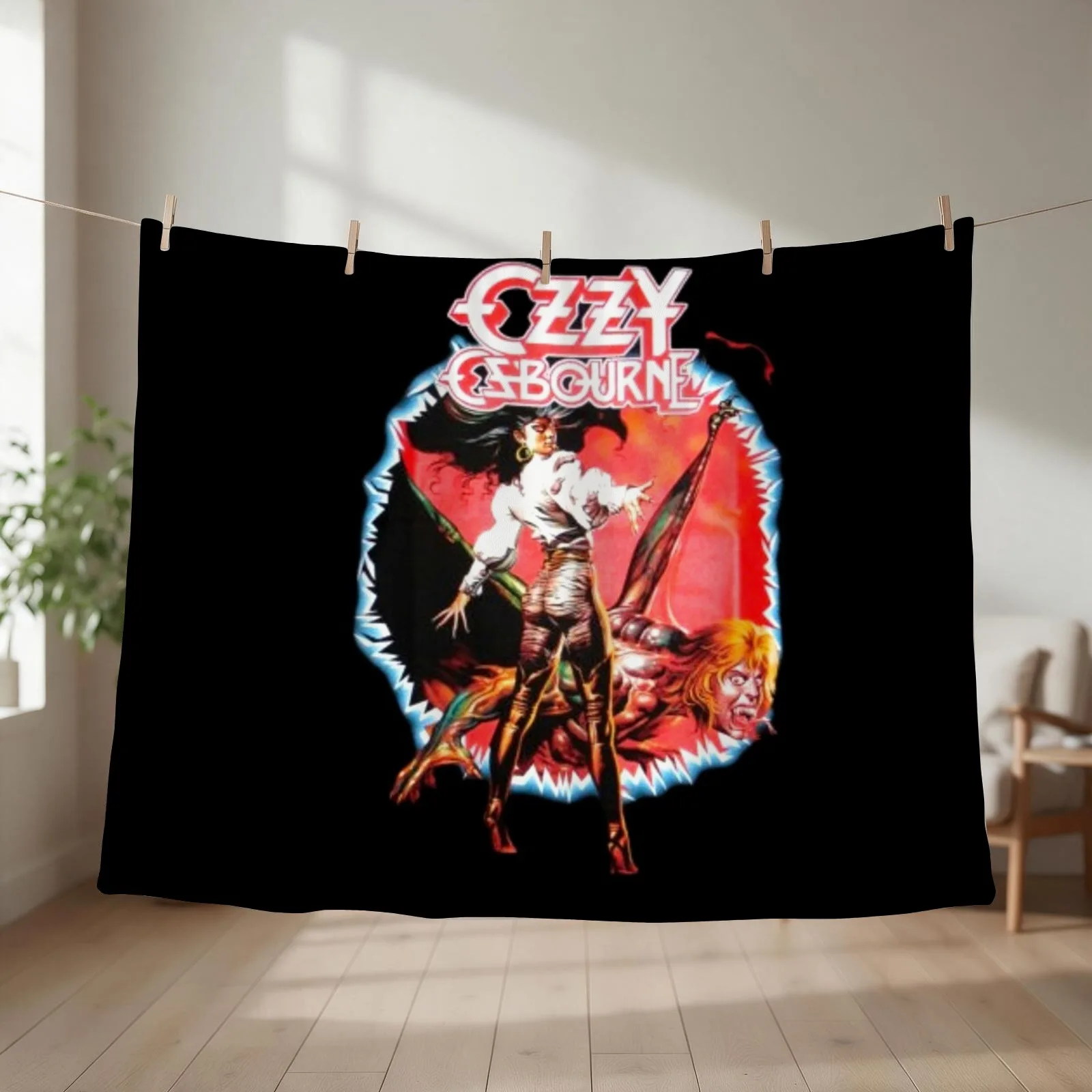 Ozzy Throw Blanket couch cozy soft plush fuzzy picnic outdoor blanket