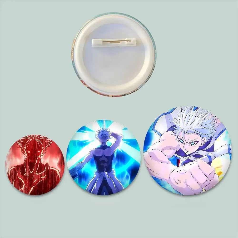 Cartoon R-Ragna Crimson Badges Round Exquisite Badge Brooches Creative Pins For Clothes Hat Backpack Gift Accessories