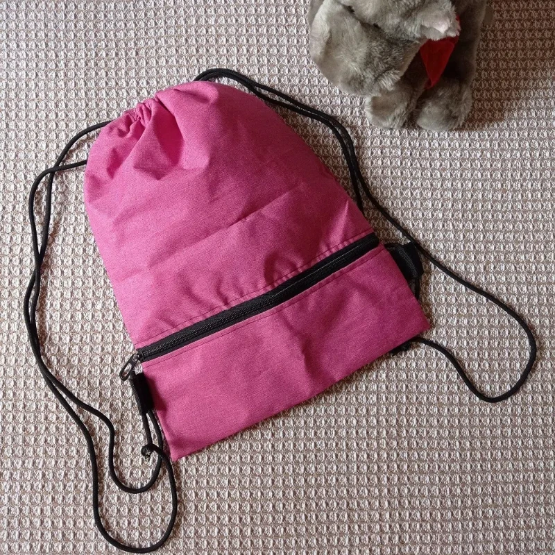 Simple Waterproof Drawstring Bag for Sports, Travel, and Daily Use