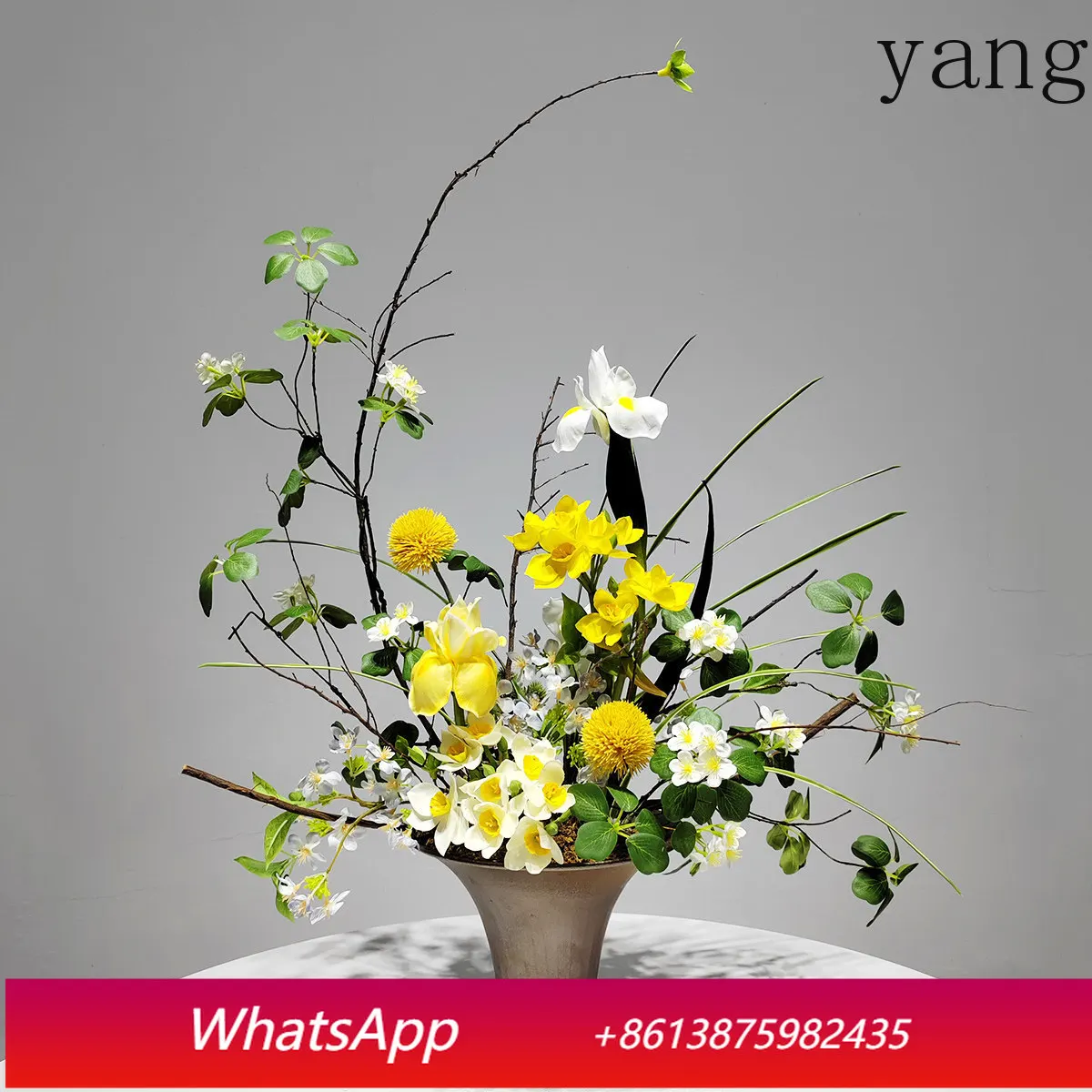 

CX New Chinese Modern Simulation Flower Fake Flower Bonsai Soft Decoration