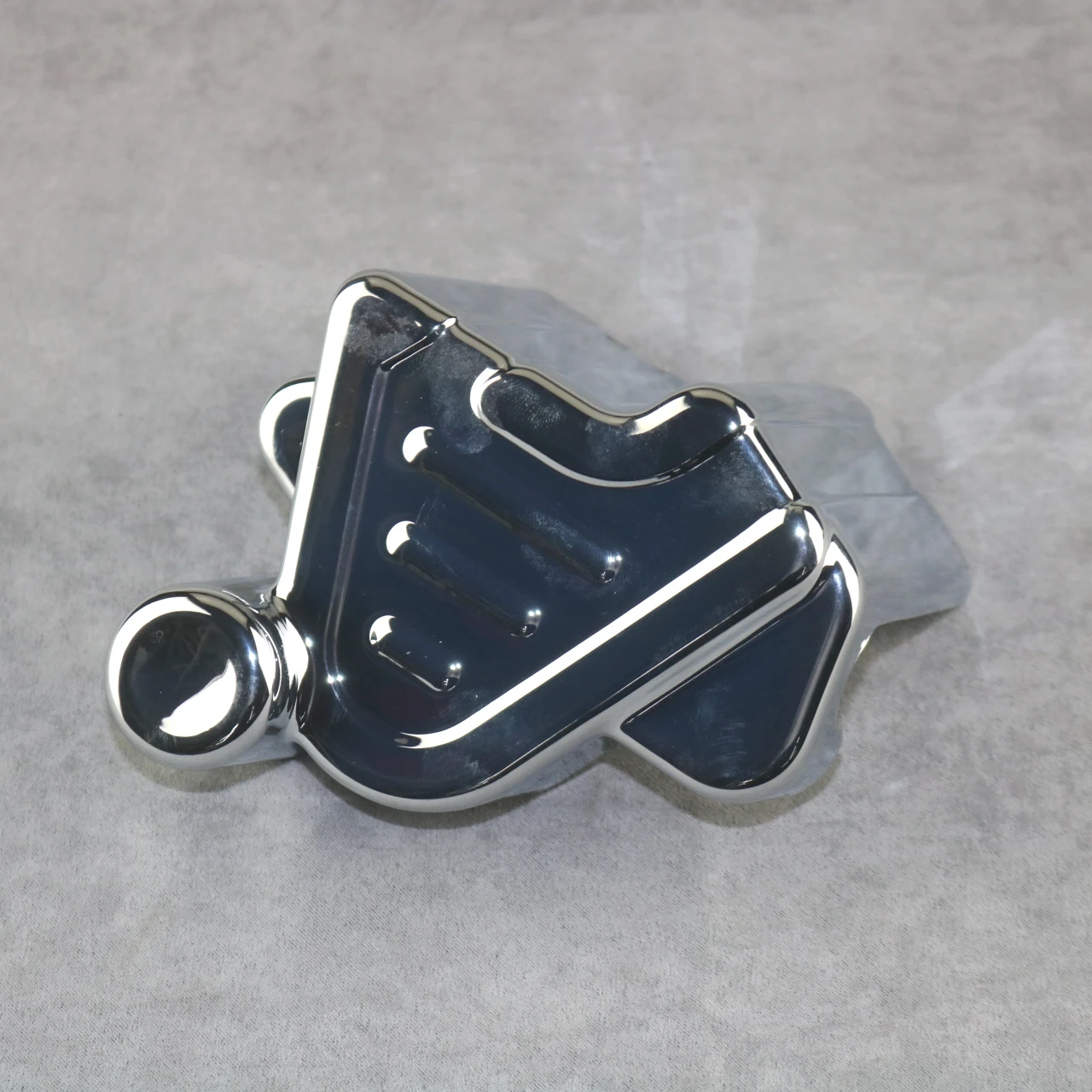 Motorbike Front Brake Caliper Cover Guard For HONDA VTX1300 2003 2004 2005 2006 2007 2008 2009 ABS Plastic Chrome