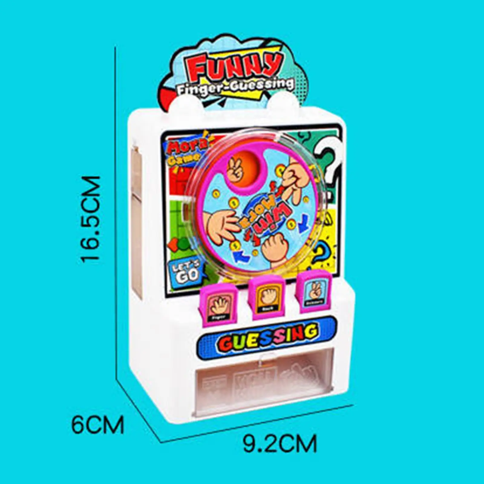 Máquina de juego de adivinación de dedos, juego de salón recreativo, juguete para niños, niñas y adultos