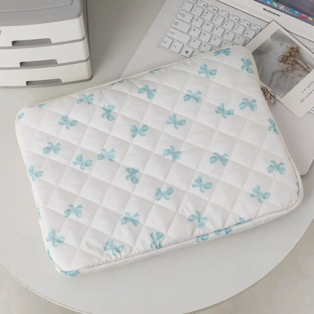 Bowknot Pattern Laptop Sleeve Case Shockproof 11/13/15 inch Notebook Cover Ultra Thin Large Capacity Tablet Protective Pouch