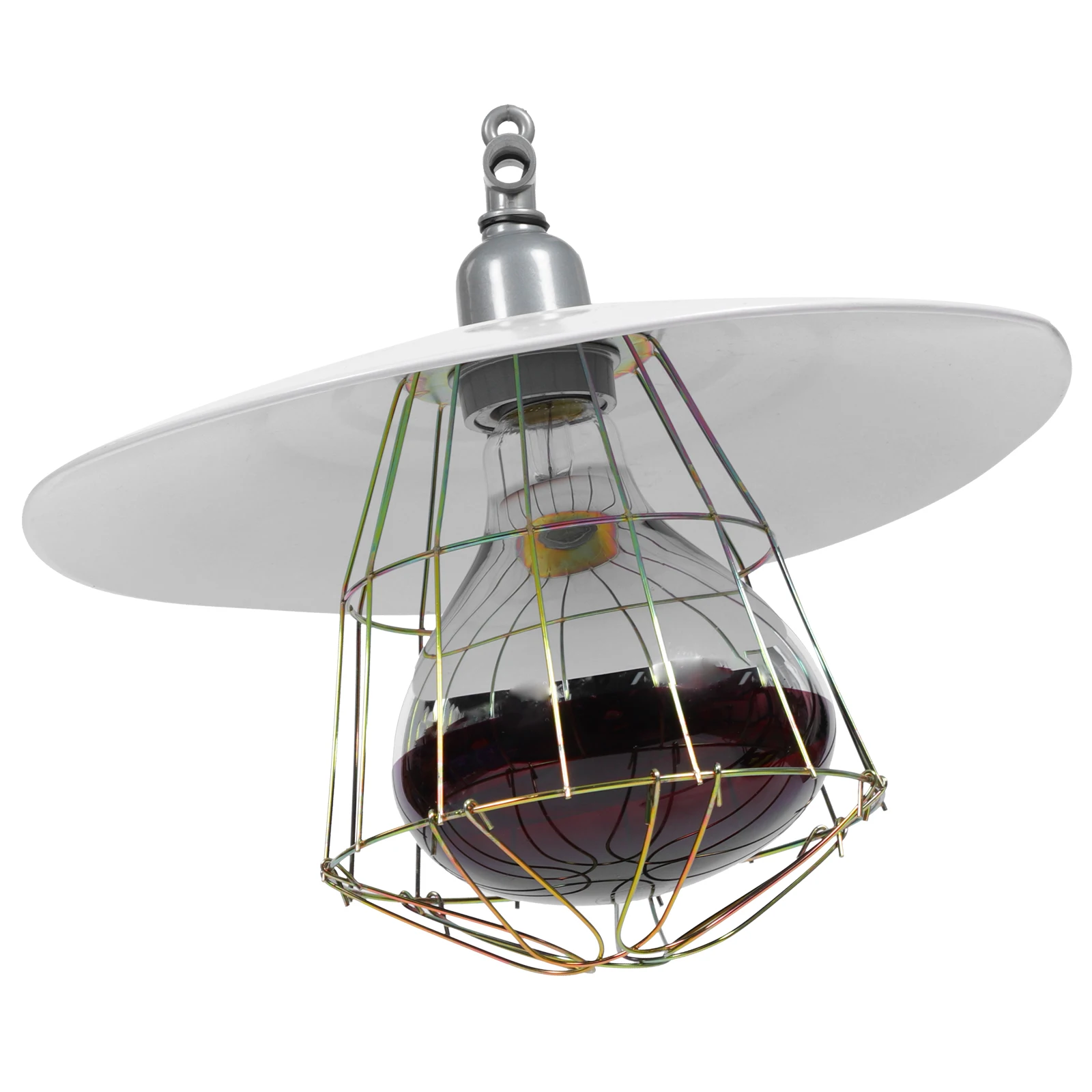 

Heat Lamp Set 250W Red Ceramic Socket Metal Guard Livestock Warming Lamp Pet Heater Chicken Brooder Reptile Supply Temperature