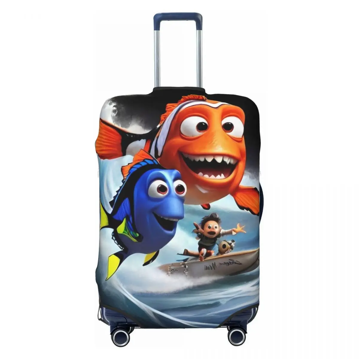 

Custom Finding Nemo Cartoon Suitcase Cover Dust Proof Luggage Protective Covers for 18-32 inch