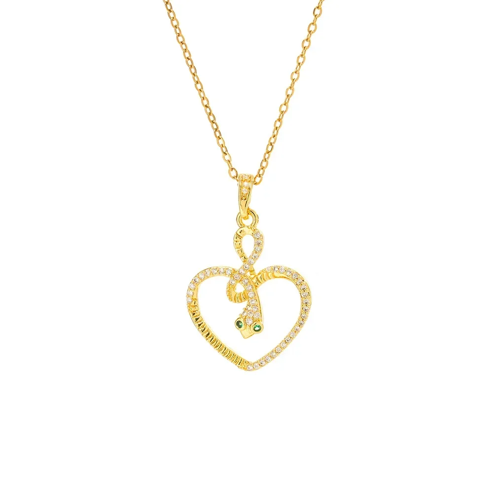 Простые, но многофункциональные аксессуары: бестселлерный мини-набор, ожерелье из циркониевой змеи в форме сердца, цепочка на ключицу с бриллиантами.