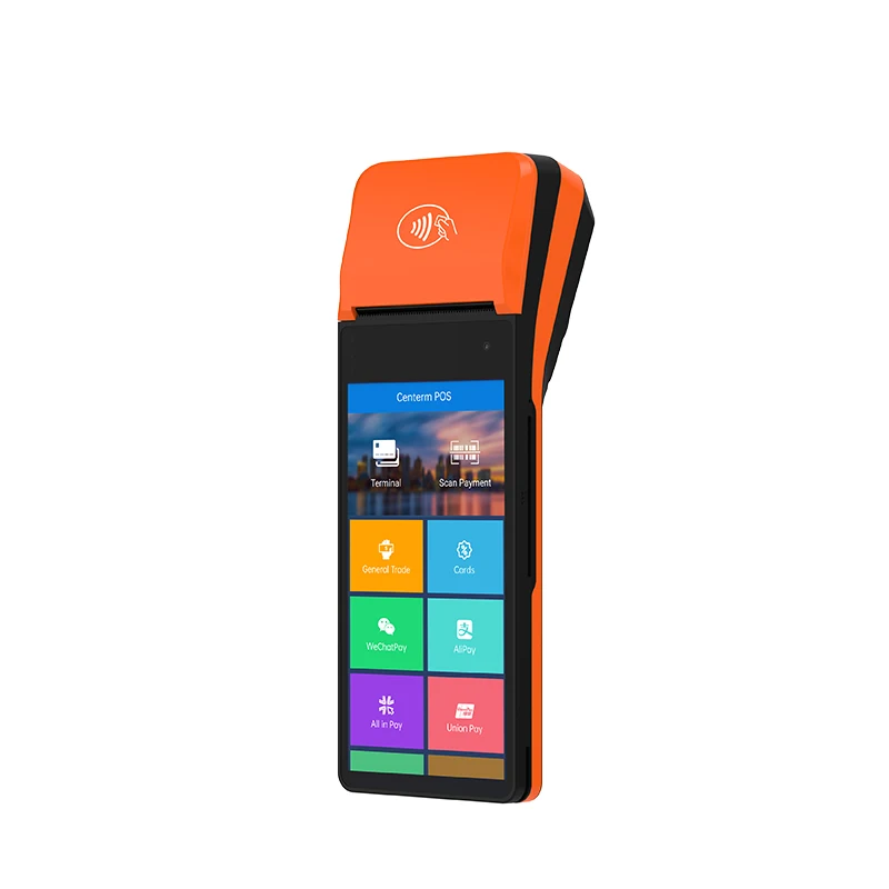 Payment Processor Machine 6 Inch 4G WIFI Barcode Mobile Android 10 POS Device Touch Screen Handheld Pos Point of Sale System