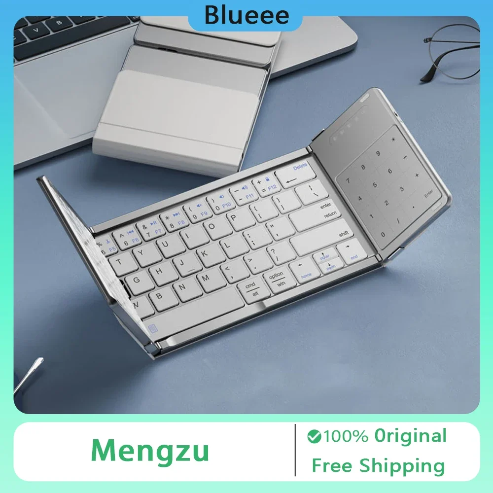 

X036A Wireless Bluetooth Keyboard Collapsible Touchscreen Apple Ipad Silent Tablet Notebook Office Small Size Dedicated Keyboard