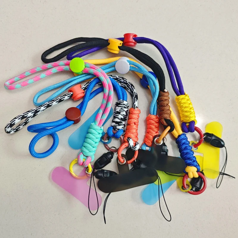 Handy-Handgelenk-Lanyard, Schlüsselanhänger am Telefon, Charm-Seil, zum Aufhängen, Zubehör, Sicherheit, Anti-Drop, verstellbarer Riemen für iPhone Xiaomi