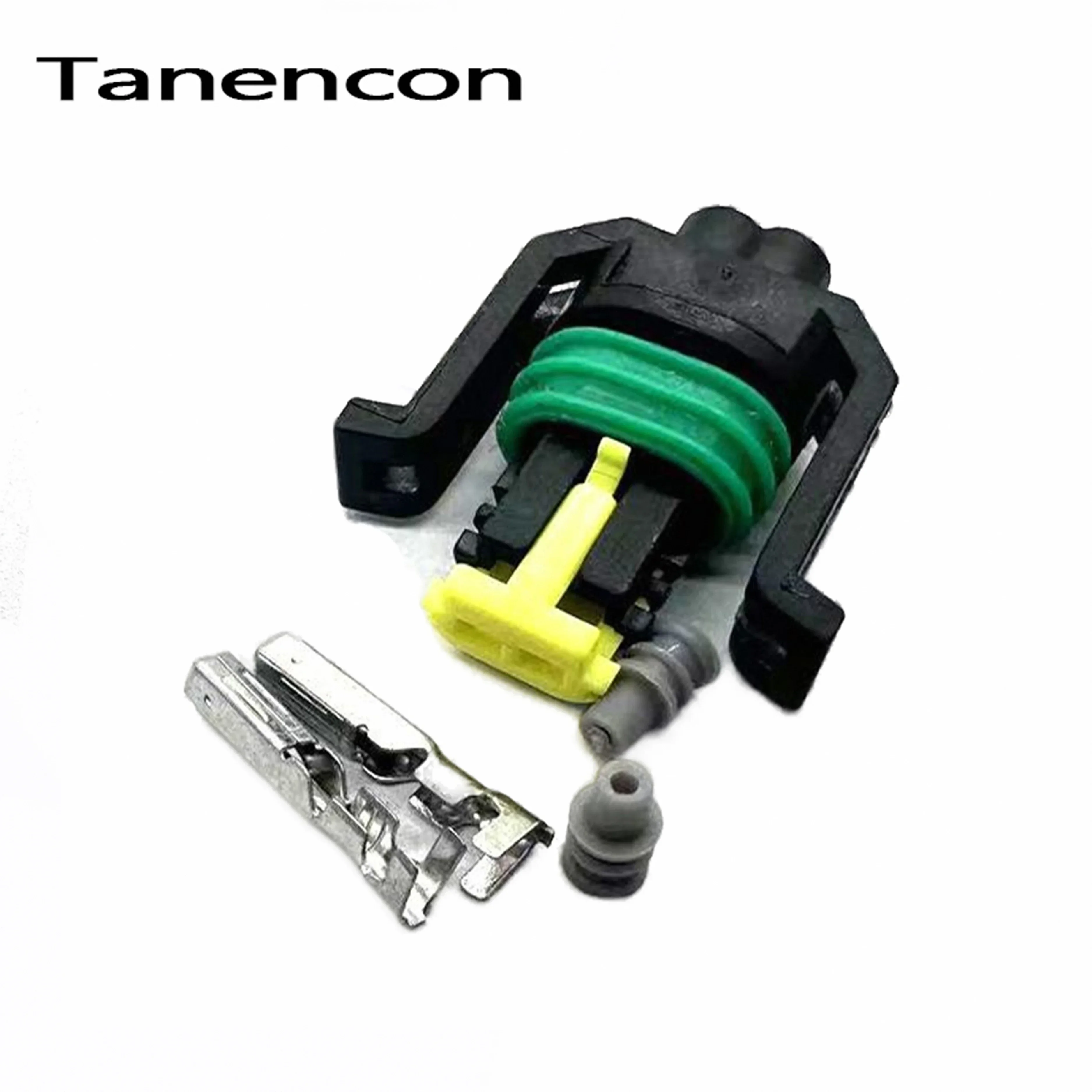 1 Set 2 Pin Automobile Fuel Electric Nozzle Connector Wiring Harness Auto Cylinder Head Waterproof Female Plug 444040-2
