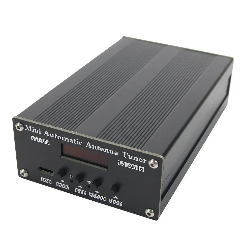 CGJ-100Q 1.8-30MHz Mini Automatic Antenna Tuner with 0.91