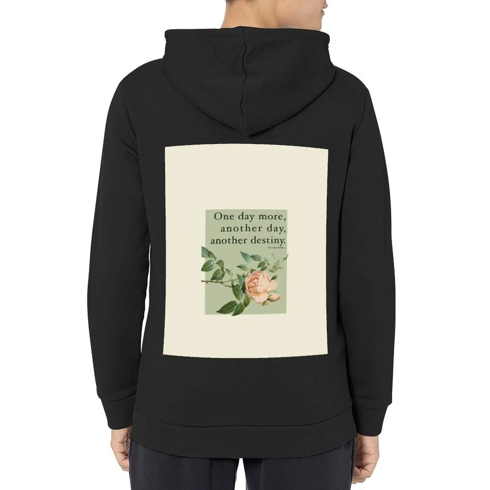 

One Day More - Les Miserables Quote Hoodie graphic t shirts men japanese style autumn clothes pullover hoodies