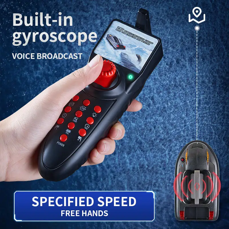 075 Remote Control Bait Boat Chinese Carp Fishing Accessories Hobby Kit Fish