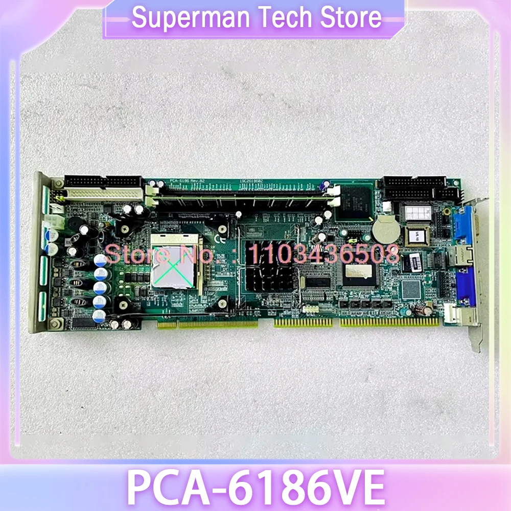 Original For ADVANTECH Industrial Computer Motherboard PCA-6186 REV.B2 PCA-6186VE