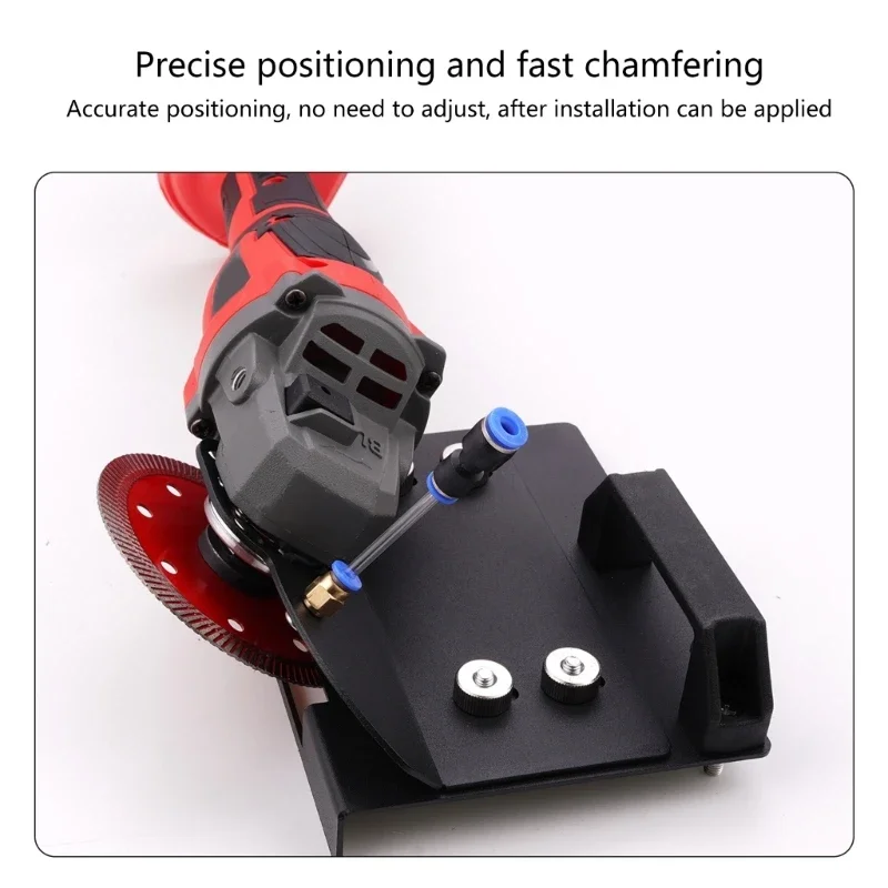เครื่องเจียรยืนสําหรับ 45 °   Chamfer ตัดกระเบื้องเครื่องบดผู้ถือ 45 องศากระเบื้อง Chamfer เครื่องบดขาตั้ง