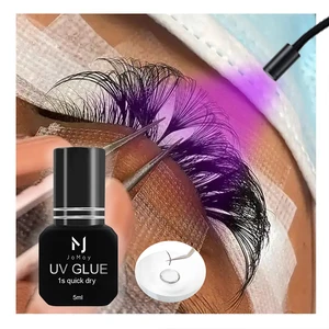 UV glue for eyelash extension, waterproof, cosmetic products, dry rapidly, 1 second lasting, 100 days, 5ml 12 Main Sales Cola Cilios - №12