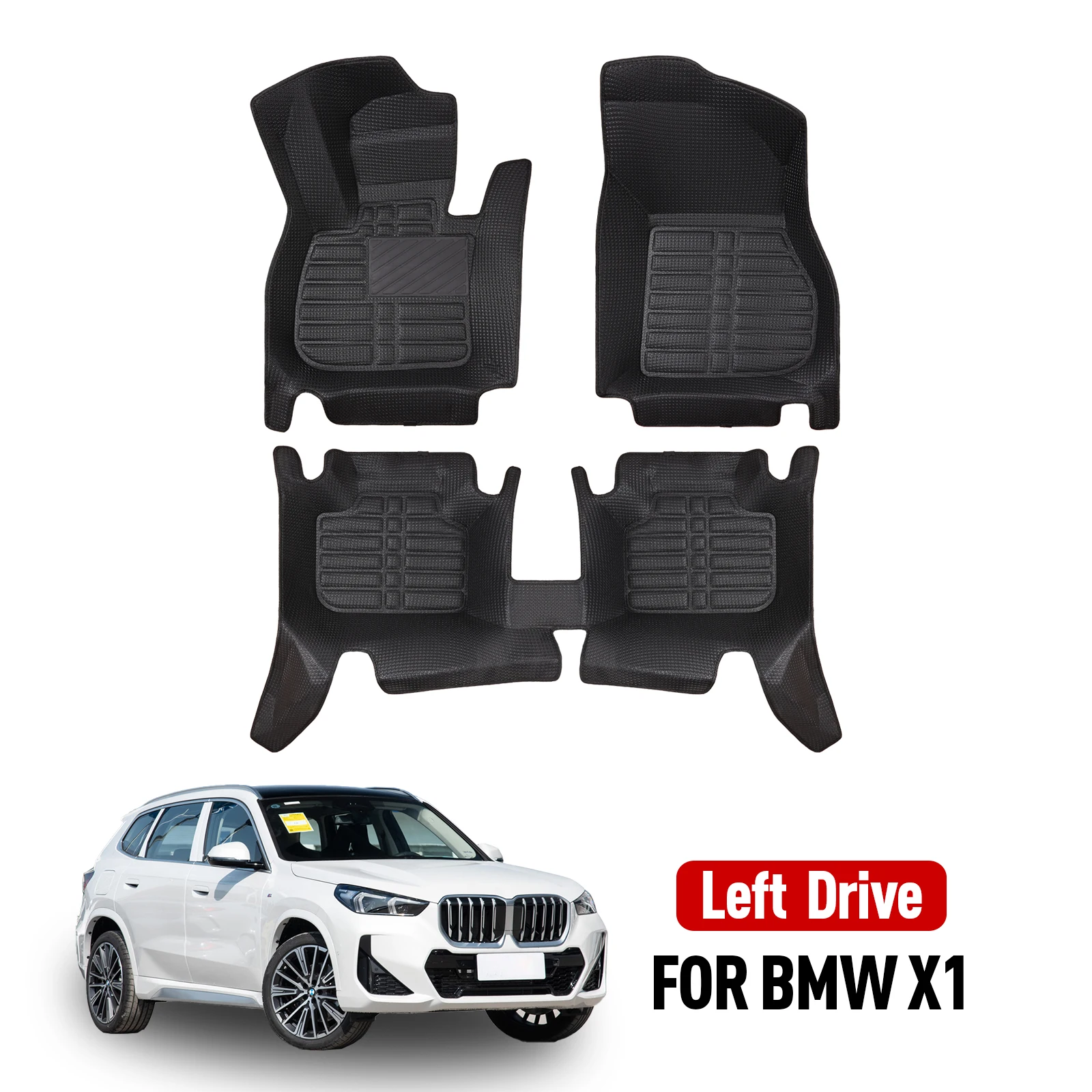 

Car floor mat for BMW X1 U11 2022-2024 Non-Slip Durable Four Seasons Car Carpet Easy Clean and Wear-Resistant Floor Mat