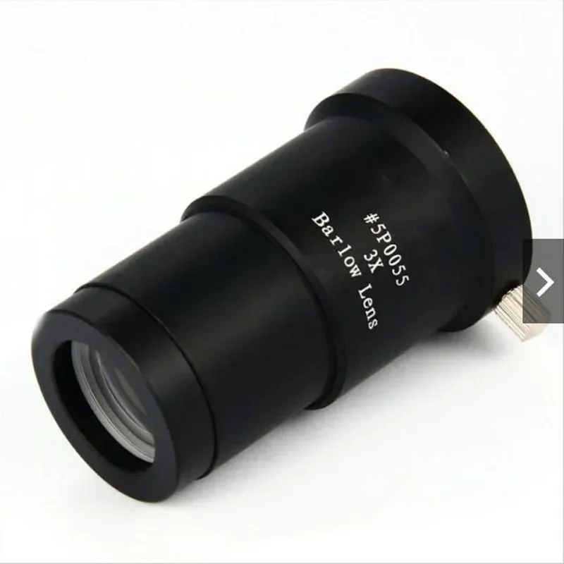Full Metal Magnification 3X Barlow Lens 1.25