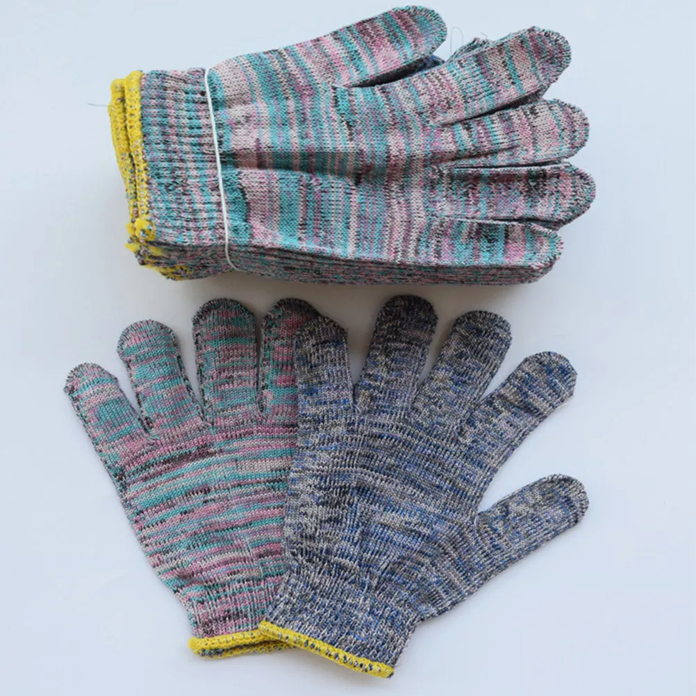 

12Pairs Non-Slip Wear-Resistant Garden Gloves Breathable Flexible Protective Gloves for Garden Working Outdoor DIY Yard