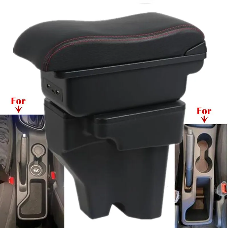 For Hyundai I20 Armrest Box For Hyundai Venue I20 Car Armrest Auto Storage Box Dedicated Retrofit Parts Interior Car Accessory