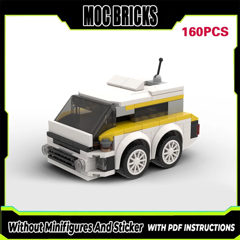 

Конструктор MOC: Модель гоночного автомобиля, классический минивэн, модульные технологичные блоки, подарки, праздничный набор для сборки, детские игрушки