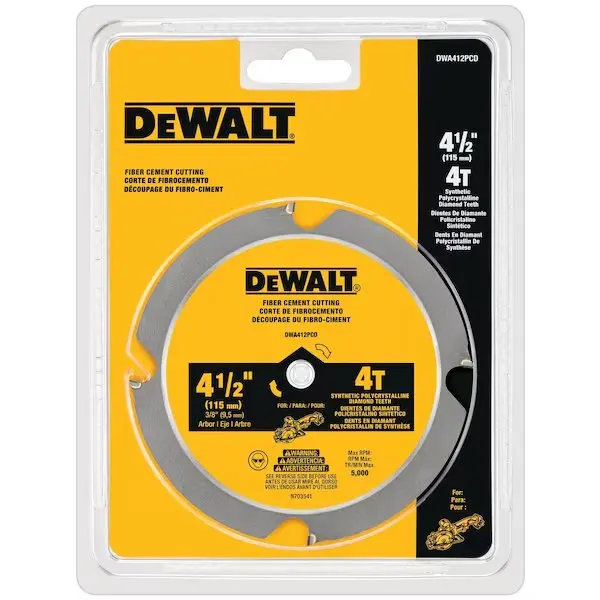 4-1/2 in. 4T Fiber Cement Cutting Circular Saw Blade