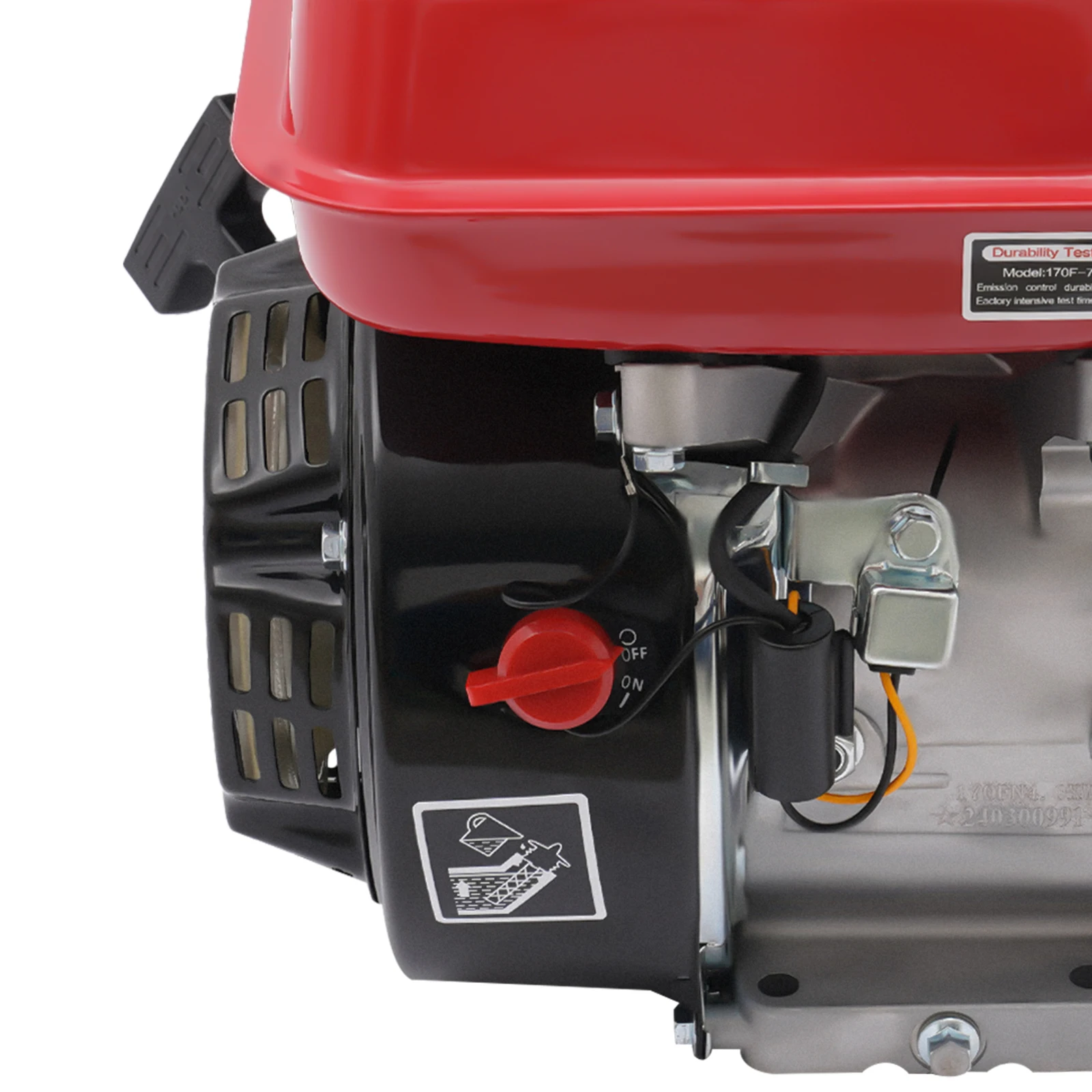 GX200 4000 W 7,5 PS 4-Takt-Benzinmotor, Standmotor, UL-Start, Mehrzweck-Luftkühlsystem, Benzinmotor – Detail 12