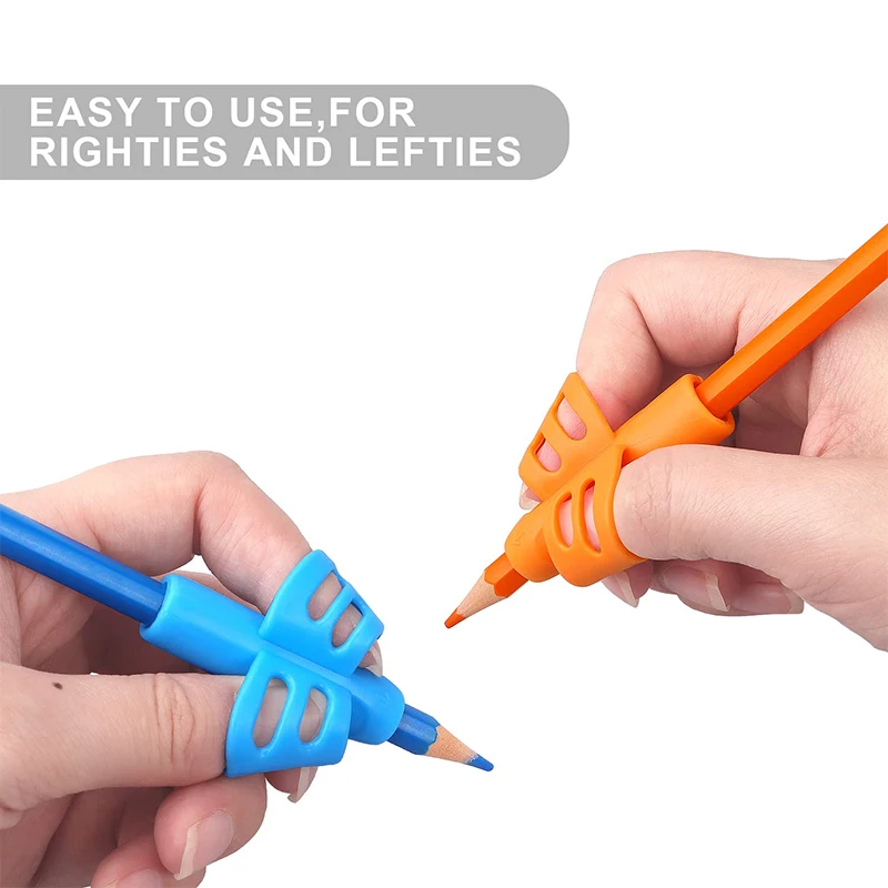 Silicone Pen Holder for Kids, Aprendizagem e Ferramenta de Escrita, Dispositivo de Correção, Lápis Grasp, Aid Hold, Papelaria, 300pcs