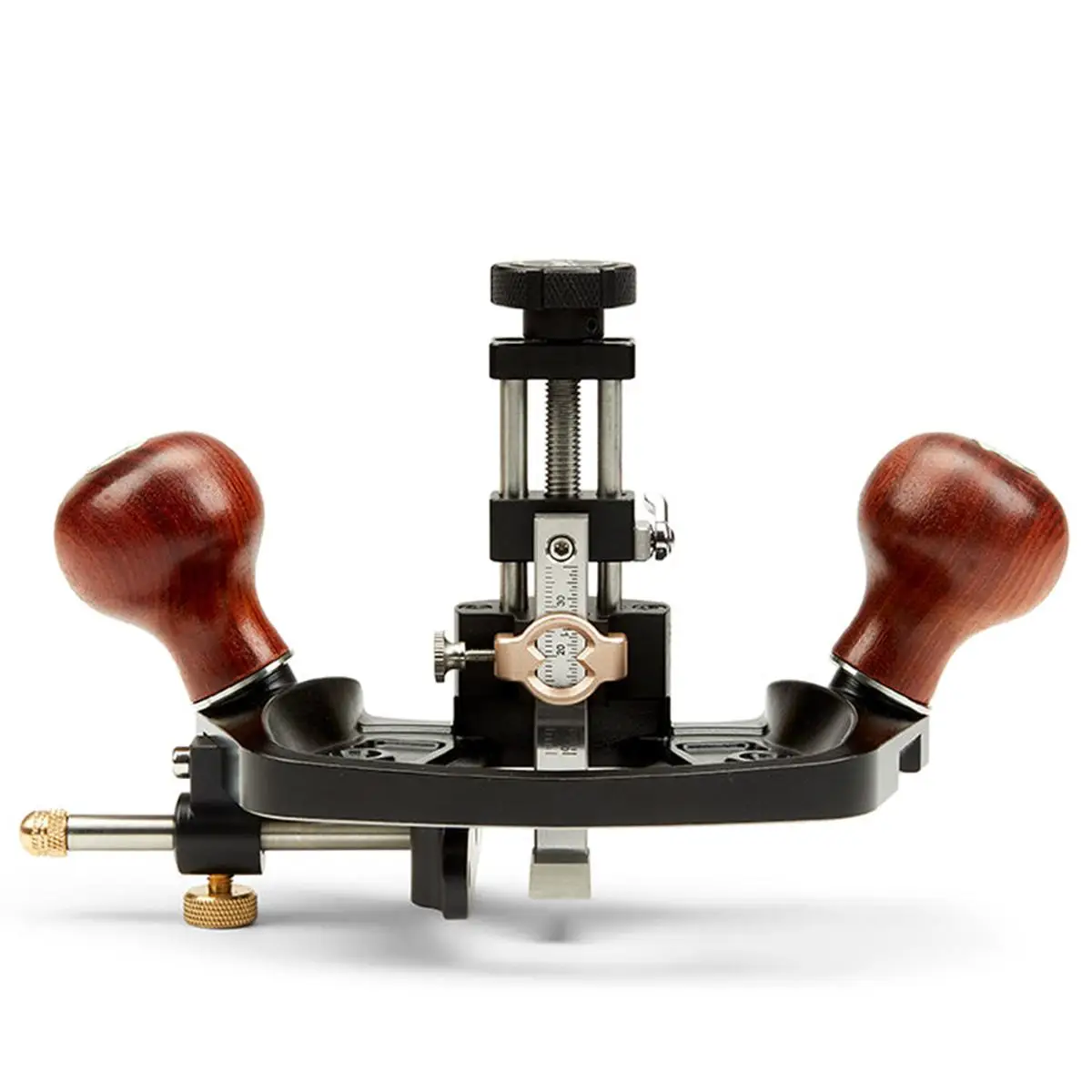 KM-17 Pro Router Plane Die Steel Body Adjustable Fence with CAM Lock Depth Stop Dual Blade 1/2\