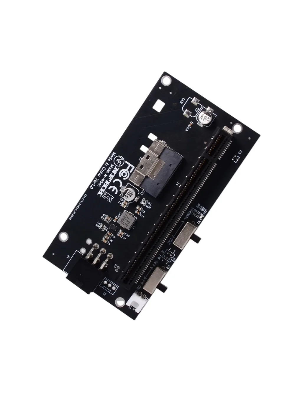 ADT-Link SFF-8654 8i zu PCIe 4.0 X16 Externe GPU-Adapterkarte, 8654 8i Direkt-Datenkabel für EGPU-Dock