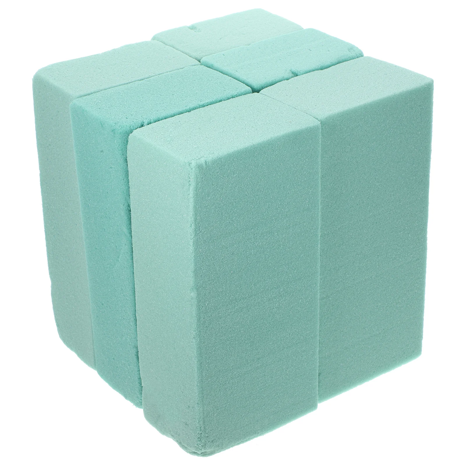 

6pcs Floral Foam Brick Green Dried Flower Mud For Artificial Plants Arranging Craft Projects Diy Home Decor Garden Tools