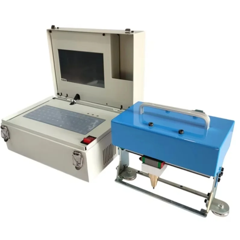 

Dot Peen Marking Engraving Machine for Nameplate Vehicle Vin Chasis Number With Stainless Steel Engraver