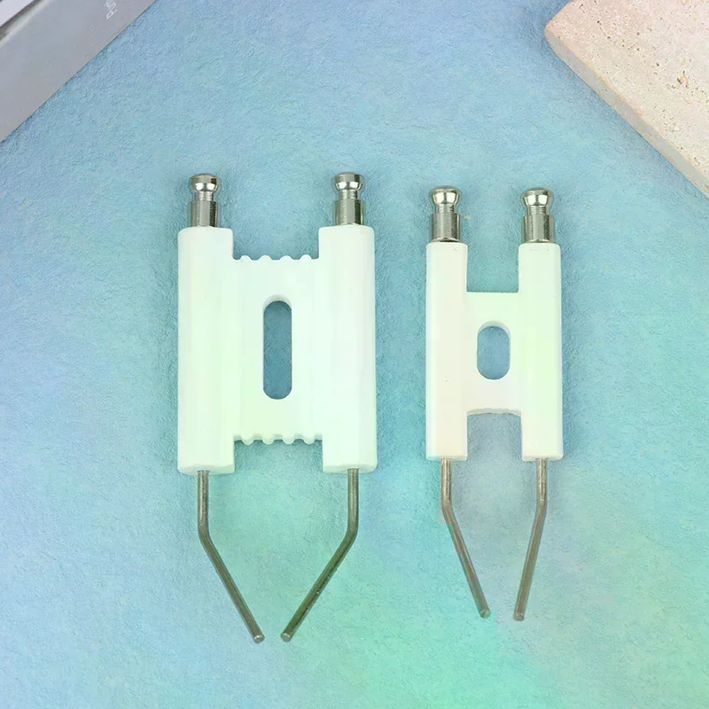 H-Type Ignition Electrodes For Oil Burner Ceramic Electrode Ceramic Ignition Double Pin Siamese Ignition Pin Universal