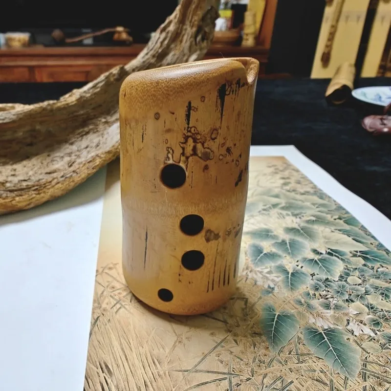 

Мини-бамбук Xun с 10 отверстиями, ключ ручной работы, звуковое исцеление, медитация, релаксация, окарина, детские инструменты Orff для начинающих