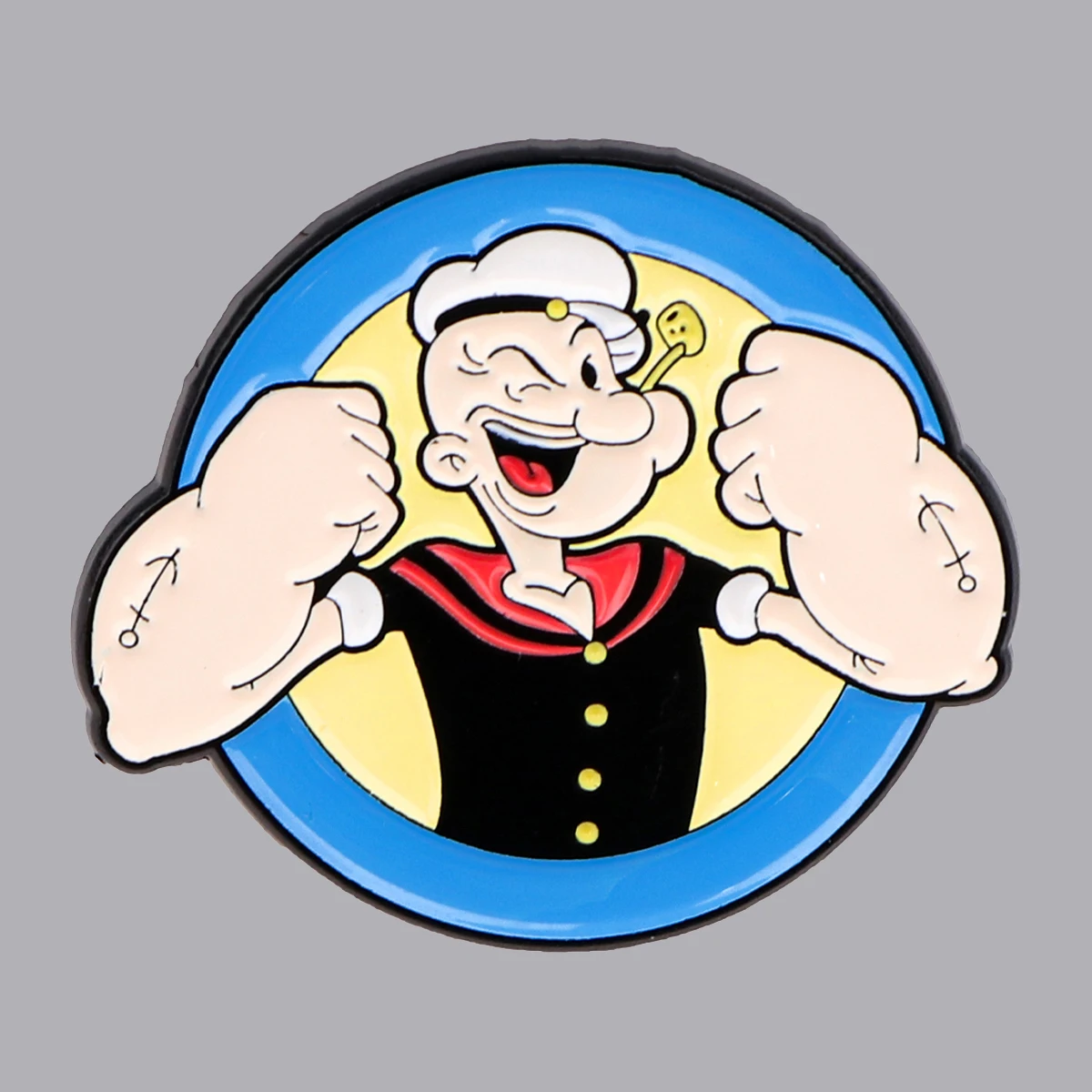 Muskel Mann Emaille Pins Cartoon Frauen Broschen Männer Anstecknadeln coole Abzeichen auf Rucksack Kostüm Zubehör lustige Schmuck Geschenk