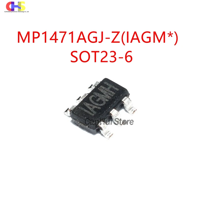 10Pcs New OriginaI MP1471AGJ-Z IAGM AGM / MP1470GJ-Z IADJ ADJ SOT23-6 6pin Step-Down Converter IC