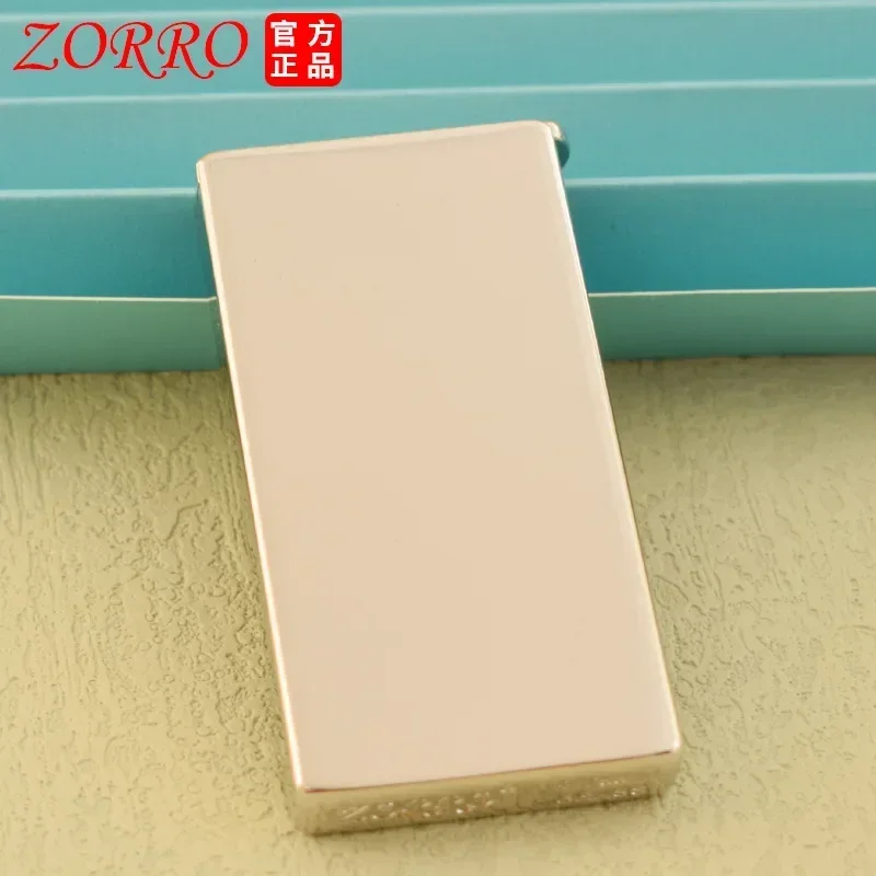 ZORRO Brass Elevator Kerosene Lighter Classic Grinding Wheel Ignition Limited Quantity Laser Carving Lighters Collection Gifts