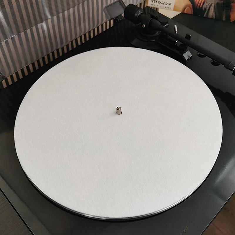 Alfombrilla antideslizante de fieltro para tocadiscos, alfombrilla para placa giratoria de vinilo LP, reemplazo de Audio, accesorios DIY, alfombrilla gruesa para tocadiscos audiófilos, 1 ud.