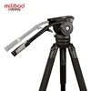 Miliboo-プロの放送映画とビデオ三脚、デジタル一眼レフカメラカムコーダースタンド、流体ヘッド、m8l、m8t、m8百l、m8dt、18 kg負荷 2