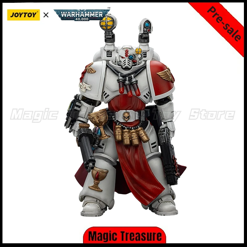 

【Pre-sale】JOYTOY1/18 Action Figure Warhammer 40K Blood Angels Sanguinary Priest with Heavy Bolt Pistol Chainsword and Narthecium