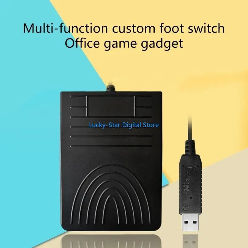 N7MC USB Foot Pedal Switching Keyboard personalizable Control del mouse Flujo trabajo eficiente