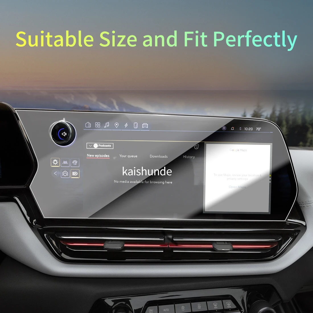 Car Stickers Meters Protector For 26 Chevrolet Silverado Tempered Glass Protective Film Display Navigation Vehicle
