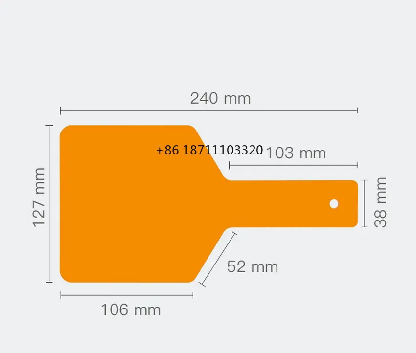 Imagem -05 - Cura Light Blocking Board para Proteger os Olhos Cura Luz Dental Laranja