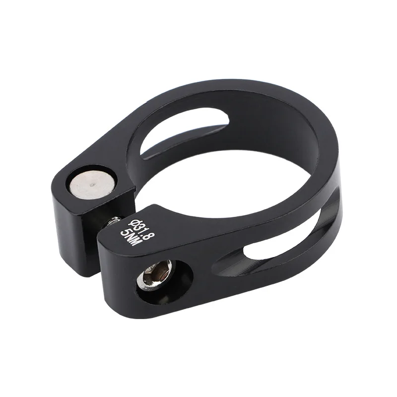 50 Pieces Bicycle Seat Post Clamp 31.8mm 34.9mm Aluminum Alloy Fixed Bicycle Seat Clamp MTB Seat Tube Clamp