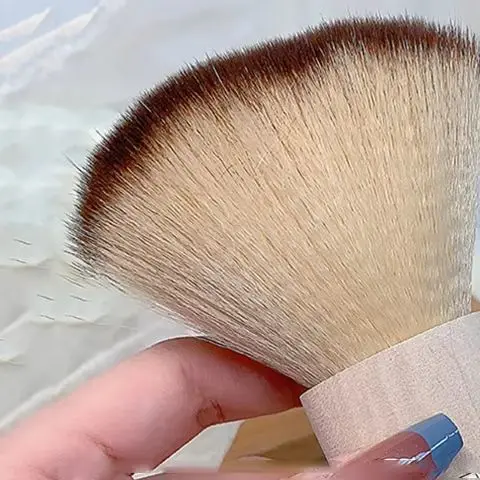 فرشاة غبار الأظافر المستديرة كبيرة الحجم لإزالة فرش غبار الأظافر من جل الأشعة فوق البنفسجية من الأكريليك، أداة تنظيف مسحوق البولندية، ملحقات مانيكير #2