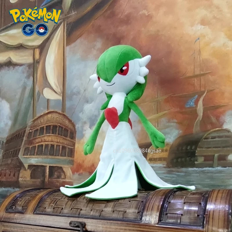 80CM Big Size Pokémon Stuffed Plushies Room Decoration Cute Cartoon Anime Gardevoir Soft Plush Toy Children's Birthday Gift