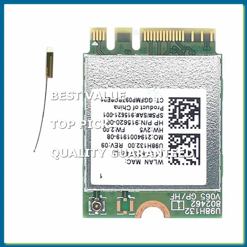 RTL8821CE 802.11AC 1X1 Wi-Fi+BT 4.2 Combo Adapter Card SPS 915621-001 Wireless Netowrk Card for ProBook 450 G5 Series