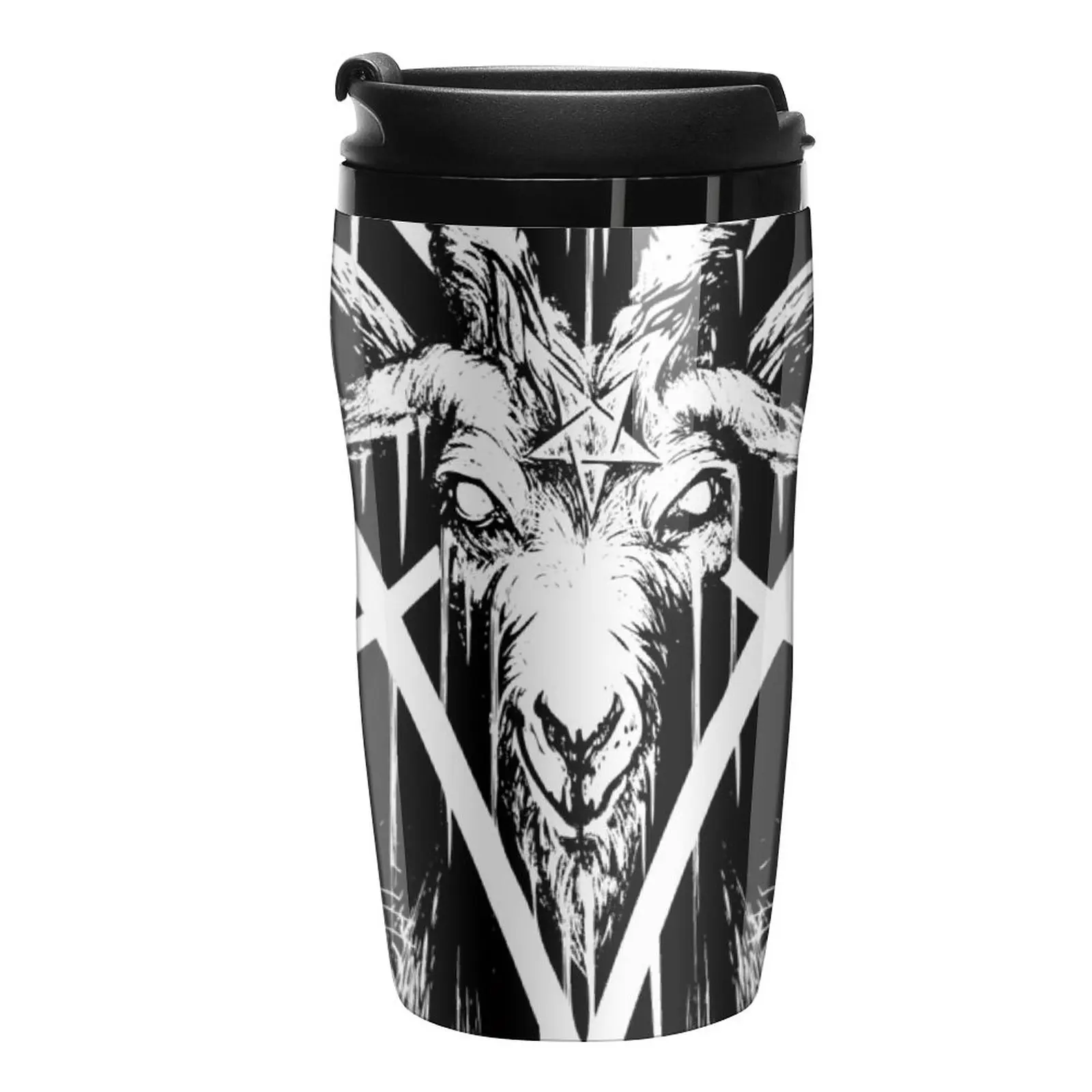 New SIGIL OF LUCIFER AND BAPHOMET Travel Coffee Mug Thermo For Coffee Cup Coffee