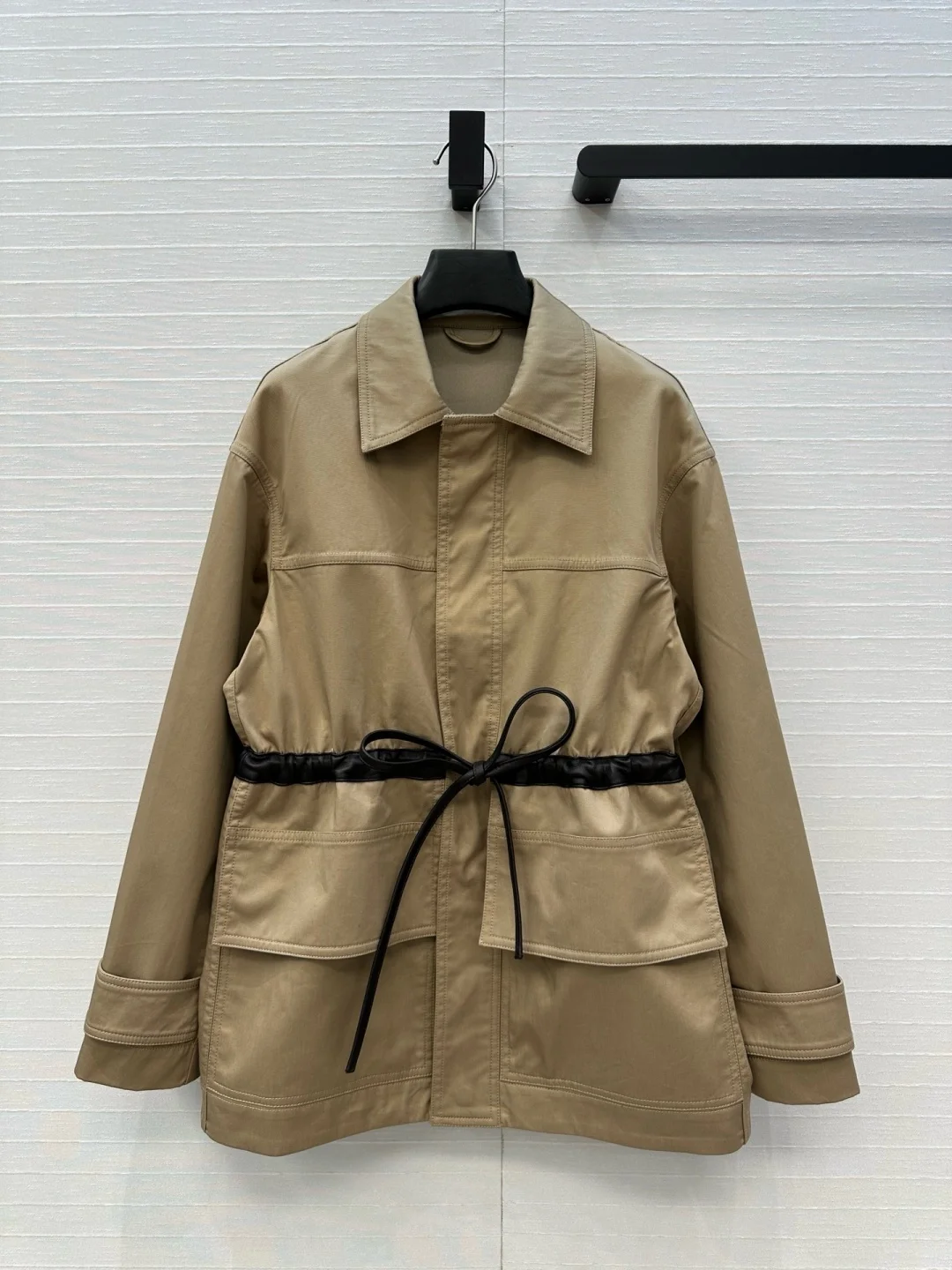 

Women Cotton Jacket Trench Coat Spring Autumn Outerwear Slim Fit Blazer Windbreaker Casual Fashion High Quality