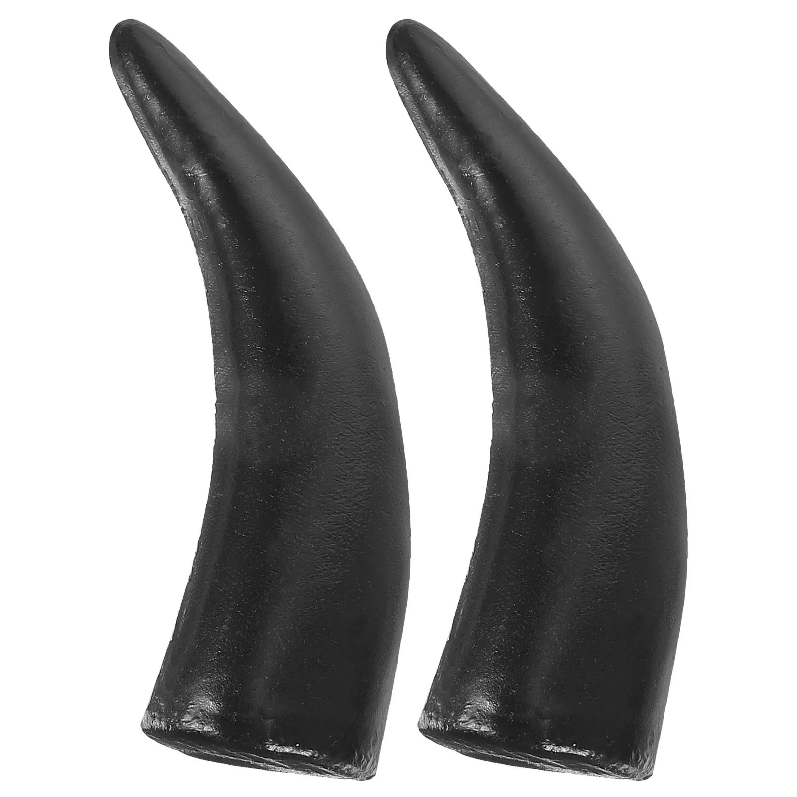 

1 Pair Halloween Bull Horns Imitation Ox Horn Headdress Plastic Headband for Party Costume Cosplay DIY